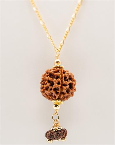Rudraksha Pendant Gold