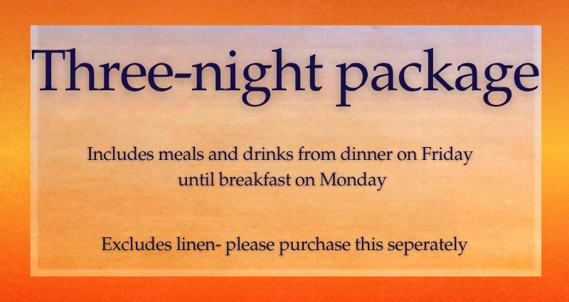 Dorm Room Ashram Stay - three nights + meals