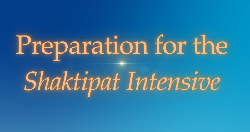 14 September 2025 - Sydney - Preparation for the Shaktipat Intensive