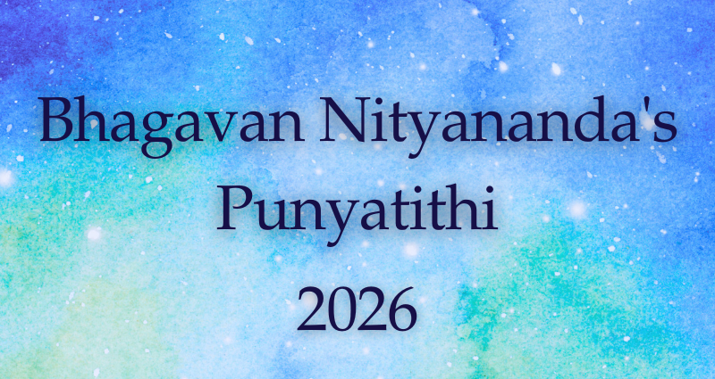 8 August 2026 - Melbourne - Siddha Yoga Satsang in Honour of Bhagavan Nityananda's Punyatithi