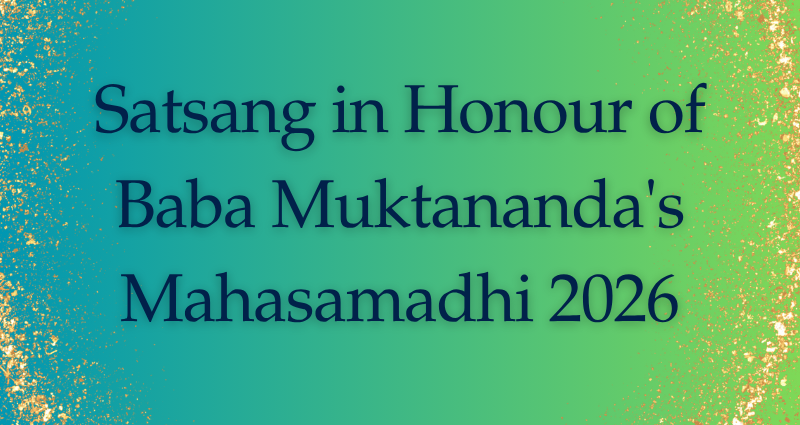 26 September 2026 - Siddha Yoga Satsang in Honour of Baba's Mahasamadhi Melbourne