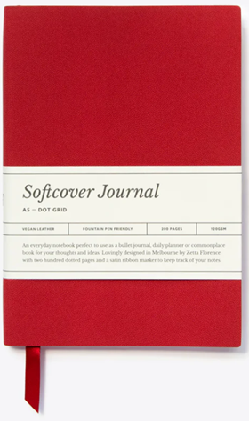 Journal Softcover Dot Grid A5 - Red