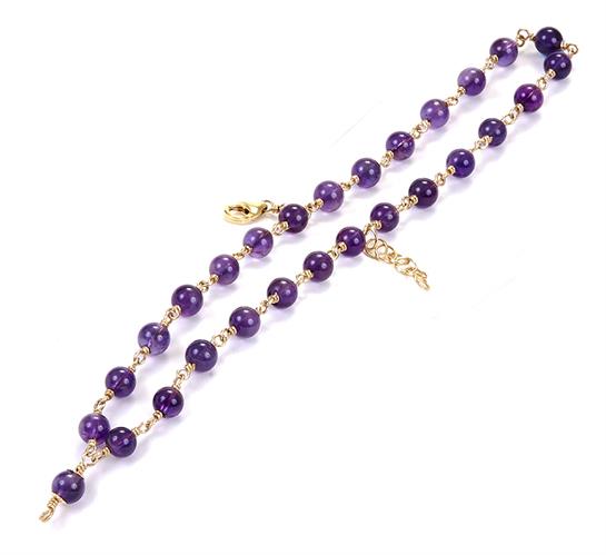Amethyst Wrist Mala