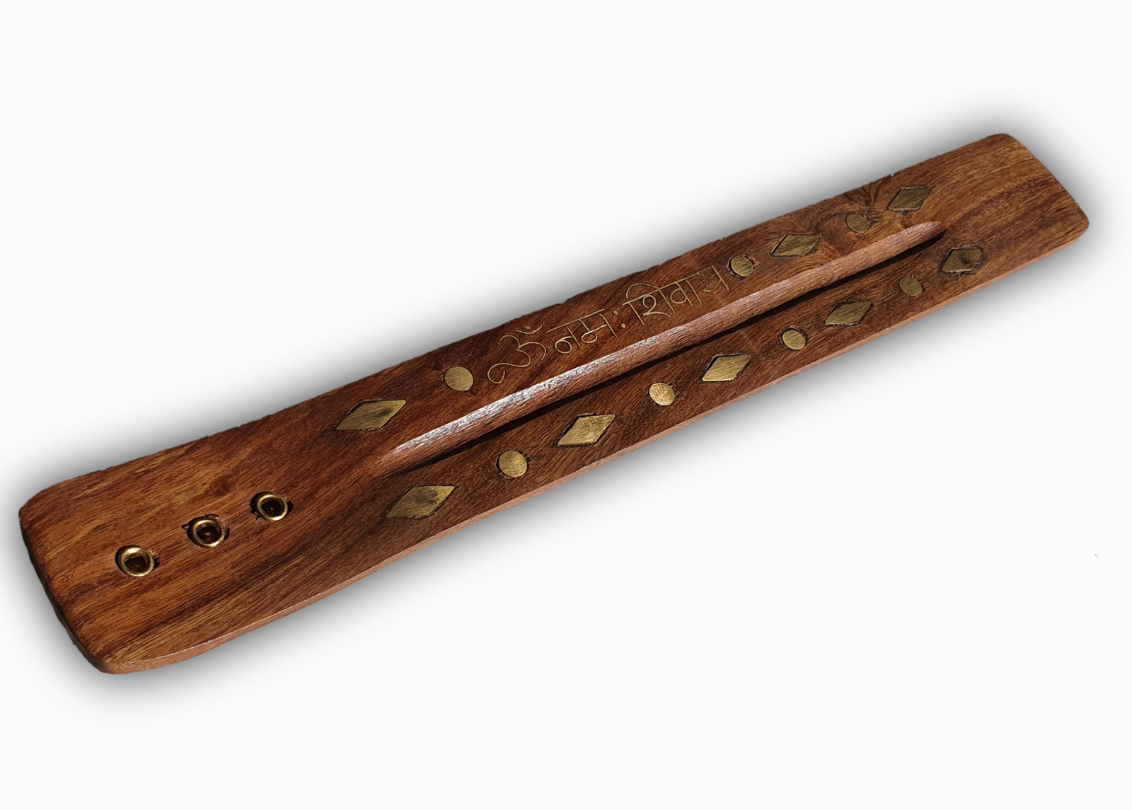Incense Holder - Wood Boat