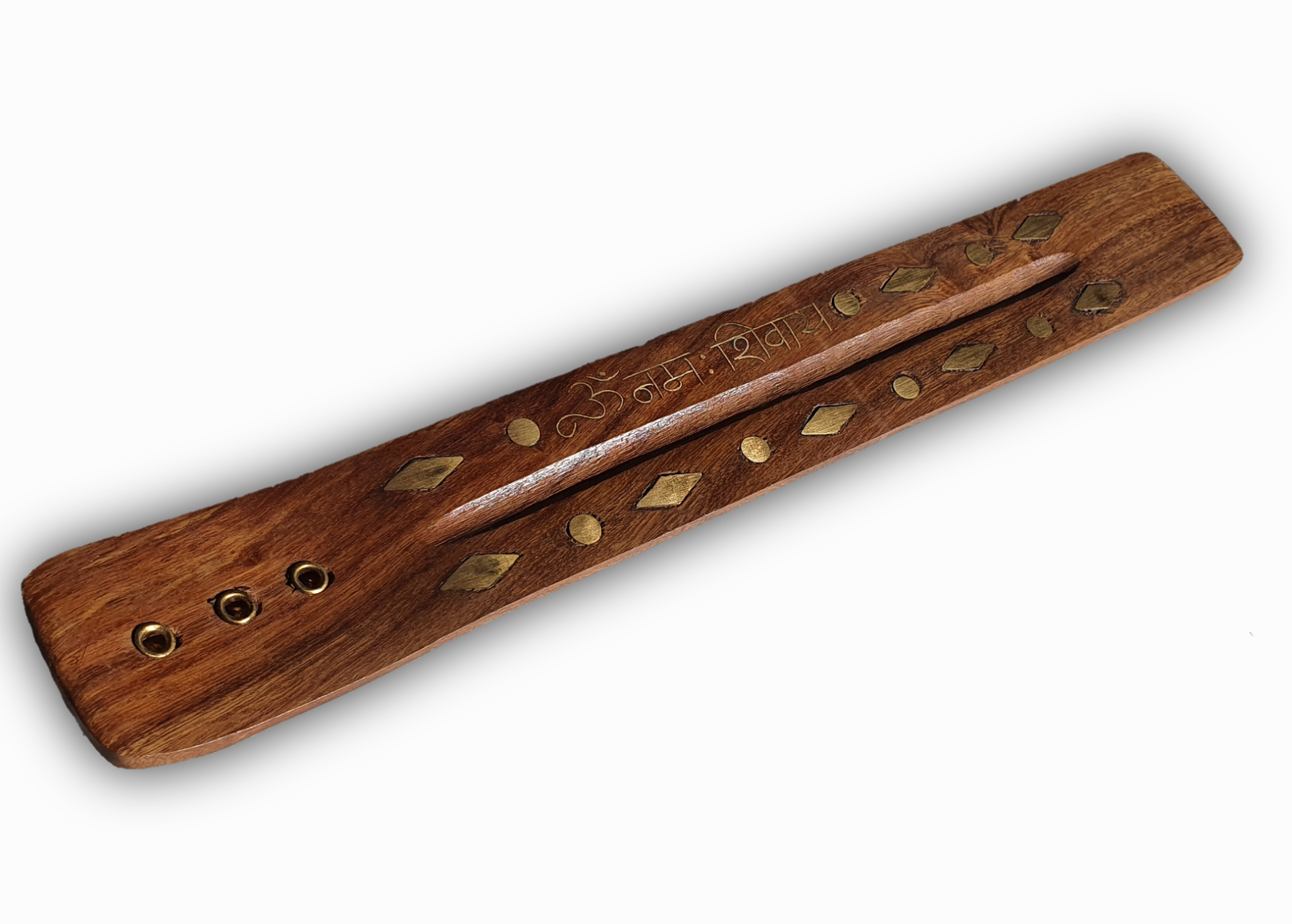 Incense Holder - Wood Boat