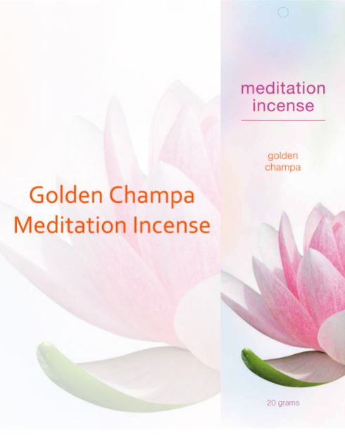 Golden Champa Meditation Incense