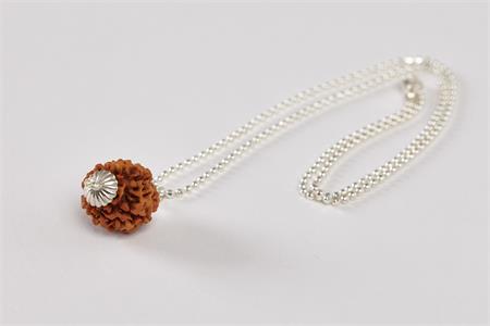 Rudraksha Pendant Silver